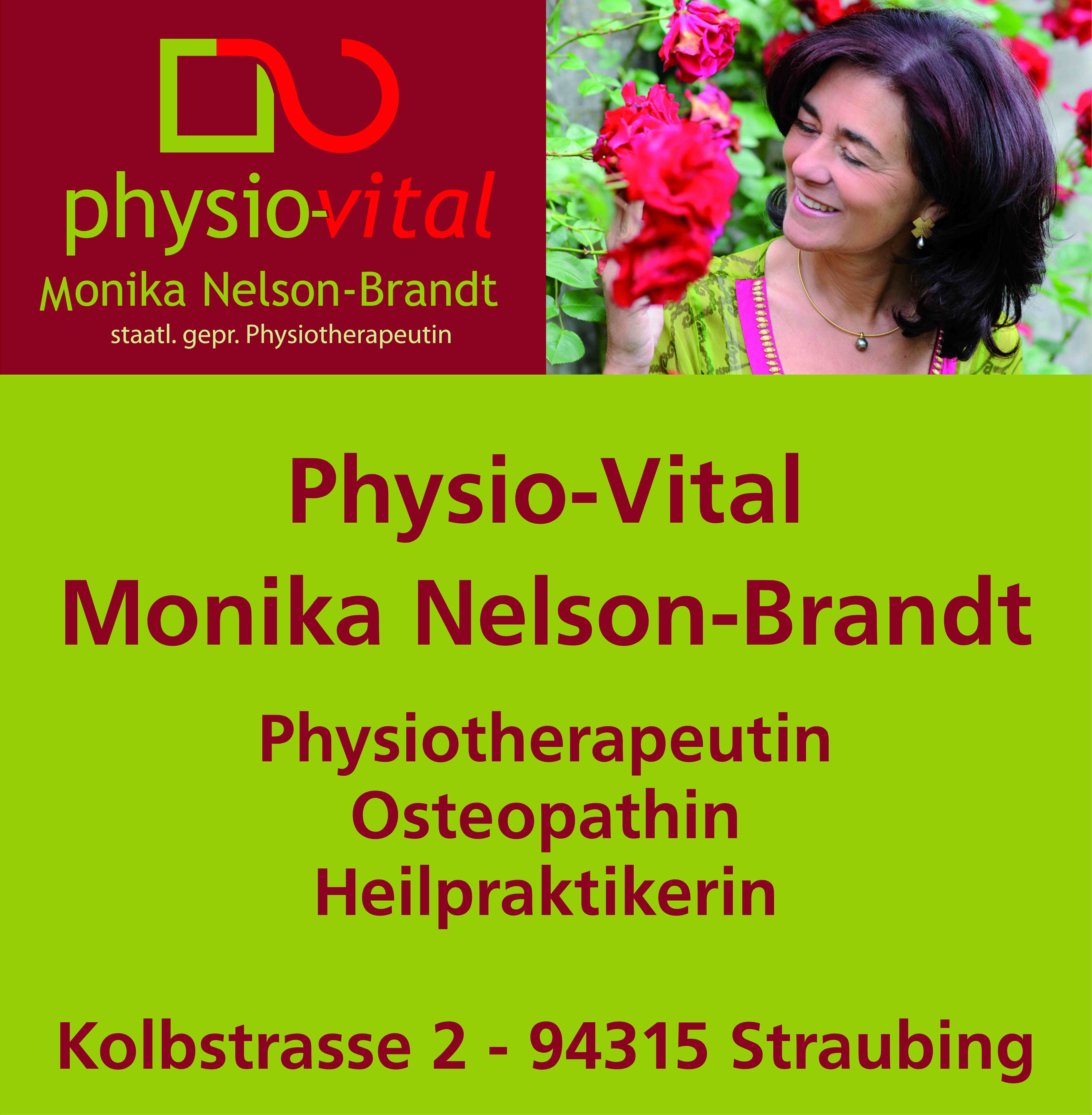 Werbetafel Physio-vital Nelson Brandt