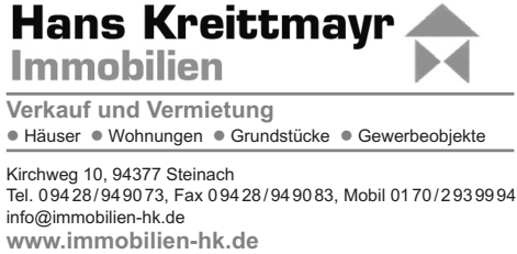 Werbetafel Hans Kreittmayr