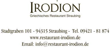 Werbetafel Irodion