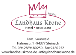 Werbetafel Landhaus Krone
